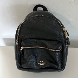 Coach black backpack